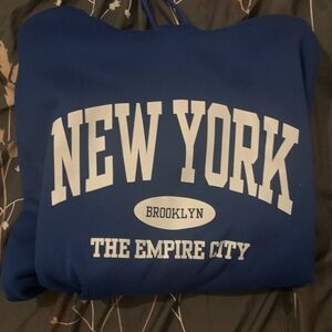 Blue New York Brooklyn Sweatshirt